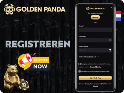 Golden Panda registratie stappenplan