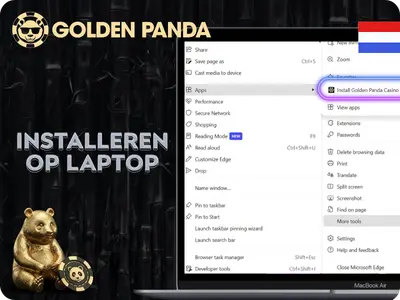 Golden Panda desktop snelkoppeling